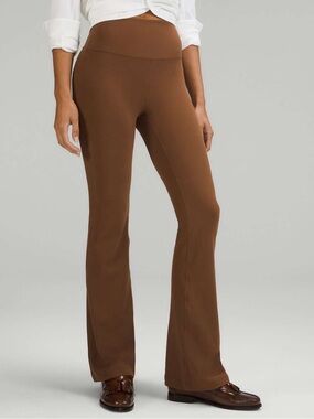 Lululemon Groove Super-High-Rise Flared Pant Nulu French Press Size 2